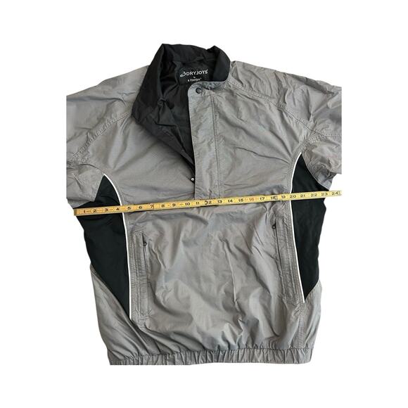Footjoy FJ Jacket Men's M Gray Dryjoys Zip Pocket Windbreaker‎ - Picture 6 of 13